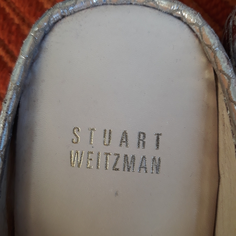 Stuart Weitzman Snakeskin Mules - image 4